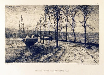 Entree de Village d'Artemare (Ain)