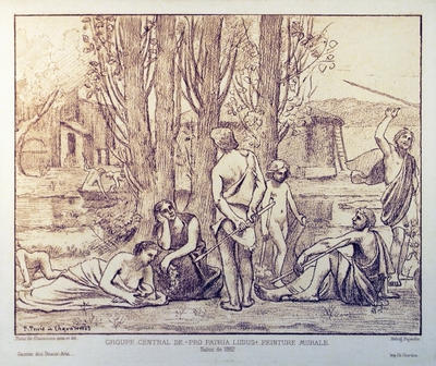 Groupe Central de "Pro Patria Ludis", Peinture Murale