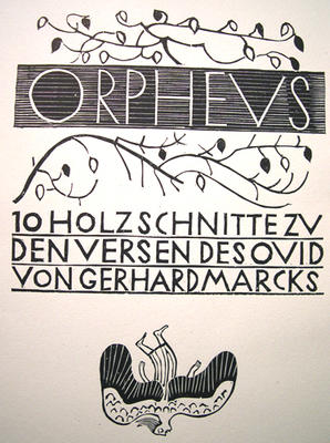 Title Page of Orpheus Portfolio 