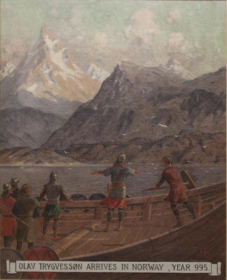 Olaf Trygvesson Arrives in Norway, Year 995