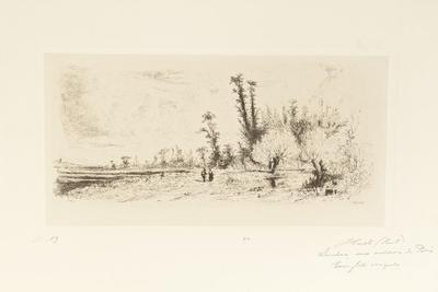 Paysage, Aux Environs De Paris
