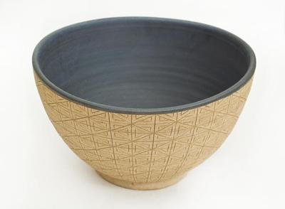 Blue and Tan Bowl 