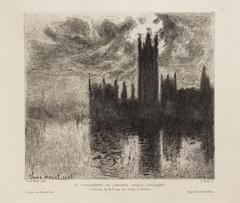 Le Parlement De Londres, Soleil Couchant