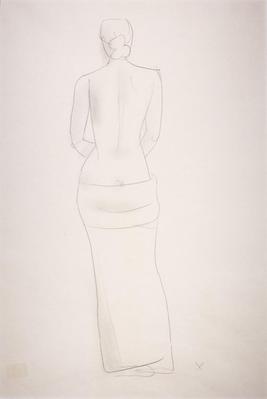 Study for Halbbekleidete Maja