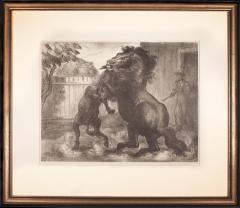 Jack and Stallion Fighting