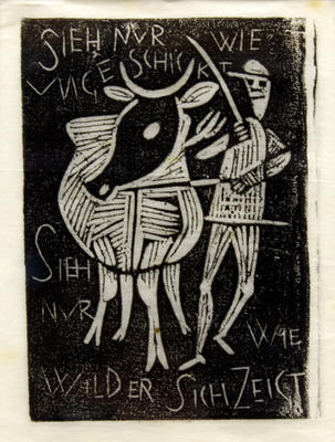 Kuhhirte (Farmer with Cow)