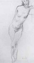 Nude, Leaning