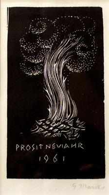 Neujahrsgruss (Feuer) (New Years Greetings 1961) (Fire)
