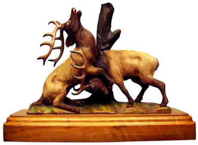Fighting Stags