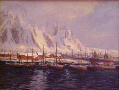 Harbor at Lofoten Islands
